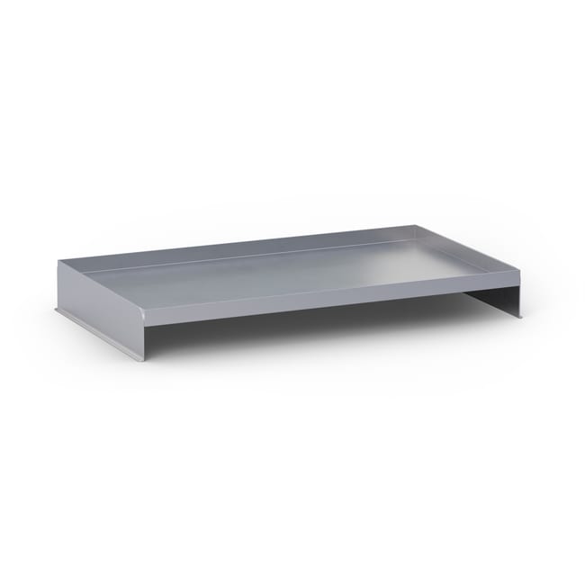 Edelstahl-Boden-Abtropfschale, 15mm Rand